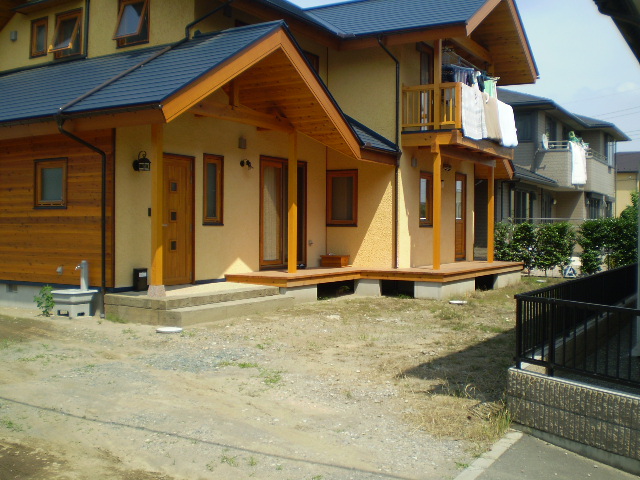 伊勢崎市T様邸 施工前の木の家全景