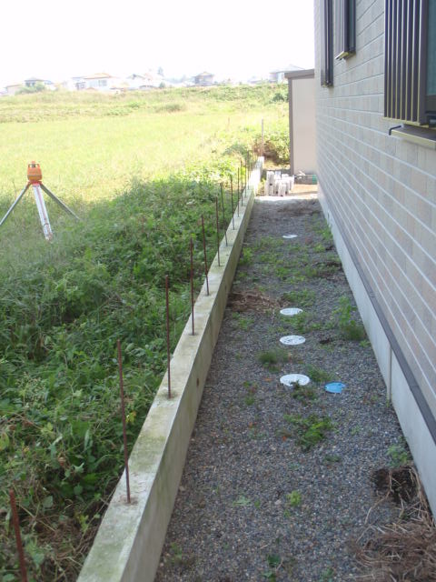 旦那様のブロック積み挑戦