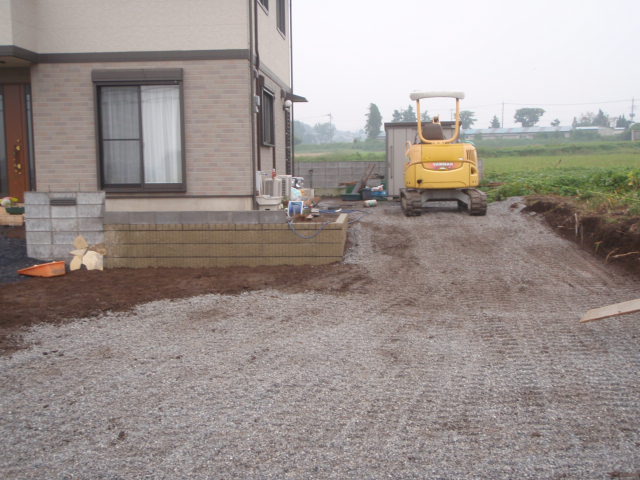 駐車スペースのすきとり